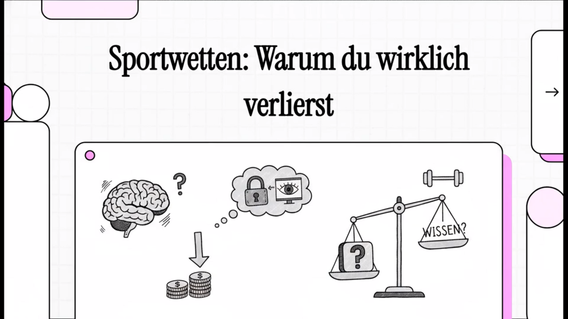 Sportwetten Video - Warum du wirklich verlierst