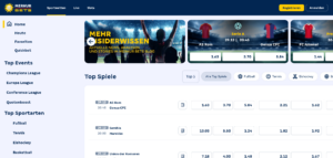 Merkur Bets Webseite Merkur Bets Wettprogramm