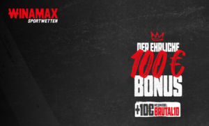 Winamax 10€ Gratiswette