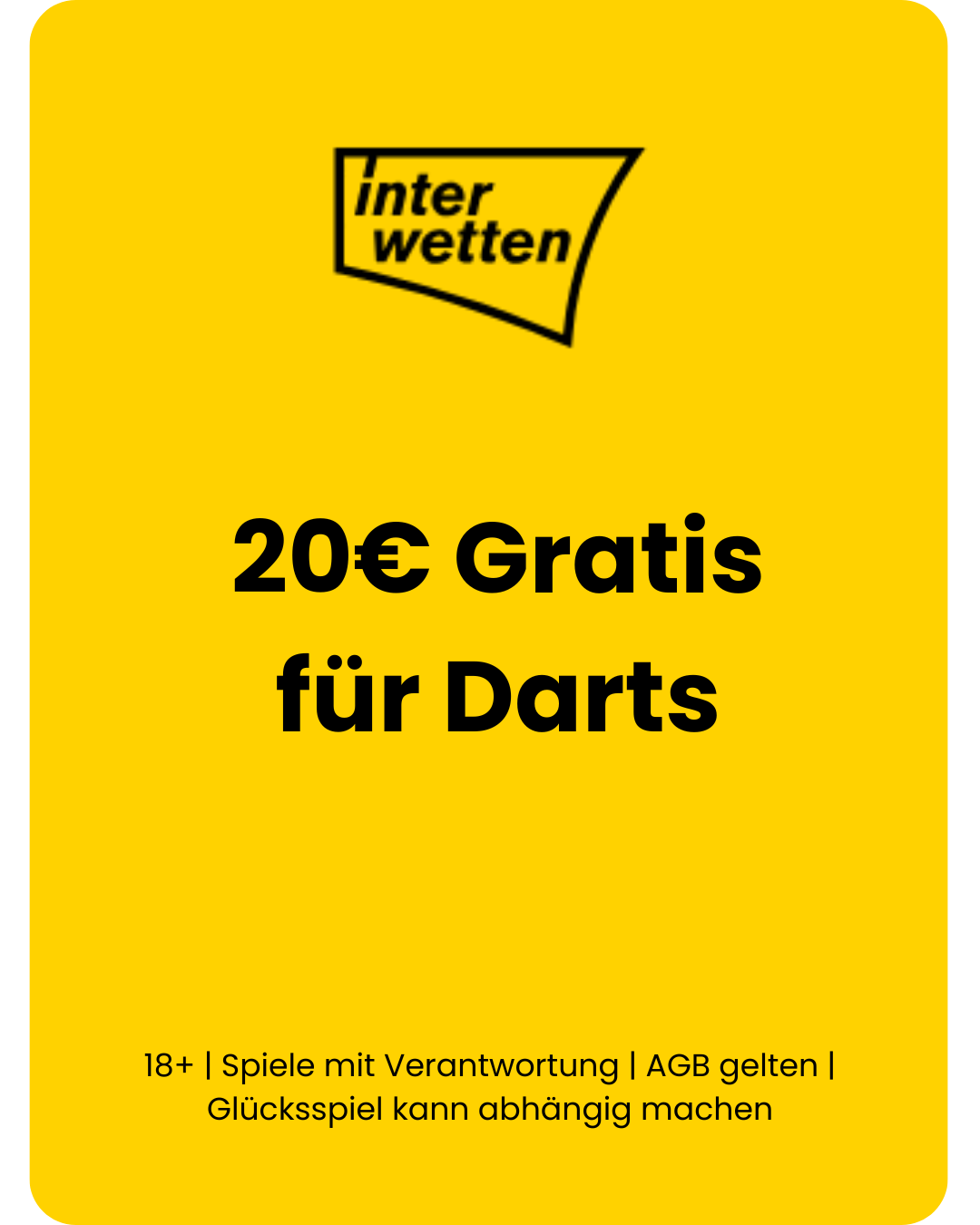 Interwetten Banner Darts