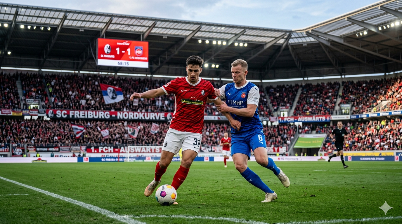 Freiburg vs Heidenheim Bild